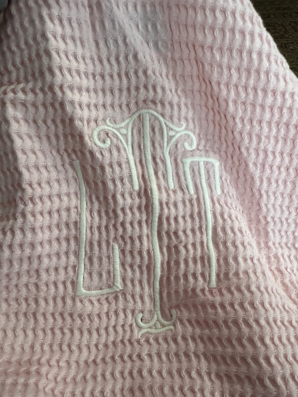 Matouk Kiran Turkish Waffle Robe NWT Sz S/M - Picture 4 of 4